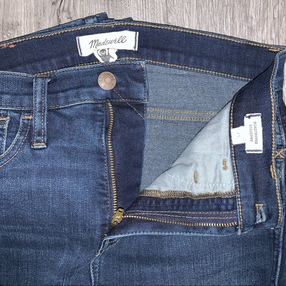 Madewell Roadtripper Stovepipe High Rise Crop Jeans 25 - Picture 9 of 13
